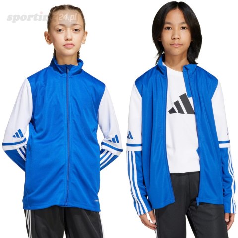 Bluza dla dzieci adidas Squadra 25 Training niebiesko-biała JD4798 Adidas teamwear Bluza dla dzieci adidas Squadra 25 Training niebiesko-biała JD4798 Adidas teamwear