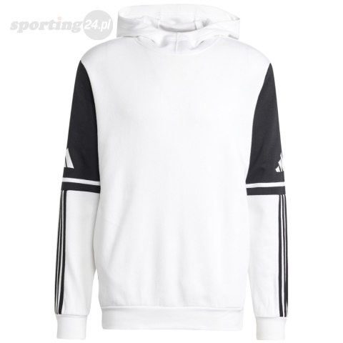 Bluza męska adidas Squadra 25 Sweat Hoodie biało-czarna JD2976 Adidas teamwear Bluza męska adidas Squadra 25 Sweat Hoodie biało-czarna JD2976 Adidas teamwear