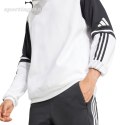 Bluza męska adidas Squadra 25 Sweat Hoodie biało-czarna JD2976 Adidas teamwear