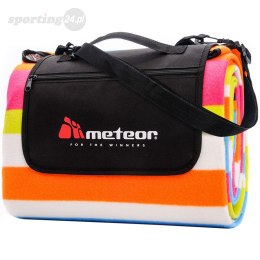 Koc piknikowy Meteor 180x200 cm XL Pasy multikolor 77054 Meteor