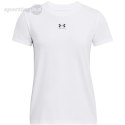 Koszulka damska Under Armour Rival Core SS biała 1383648 100 Under Armour