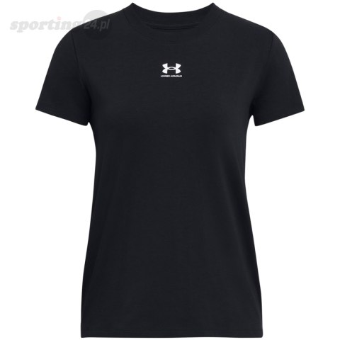 Koszulka damska Under Armour Rival Core SS czarna 1383648 001 Under Armour Koszulka damska Under Armour Rival Core SS czarna 1383648 001 Under Armour