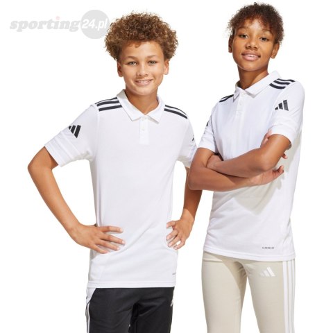 Koszulka dla dzieci adidas Squadra 25 Polo biała JY3414 Adidas teamwear Koszulka dla dzieci adidas Squadra 25 Polo biała JY3414 Adidas teamwear