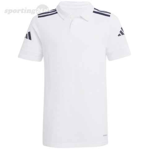 Koszulka dla dzieci adidas Squadra 25 Polo biała JY3414 Adidas teamwear Koszulka dla dzieci adidas Squadra 25 Polo biała JY3414 Adidas teamwear