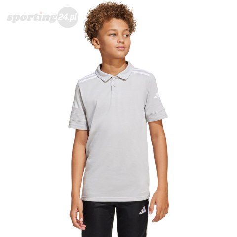 Koszulka dla dzieci adidas Squadra 25 Polo szara JY3412 Adidas teamwear Koszulka dla dzieci adidas Squadra 25 Polo szara JY3412 Adidas teamwear