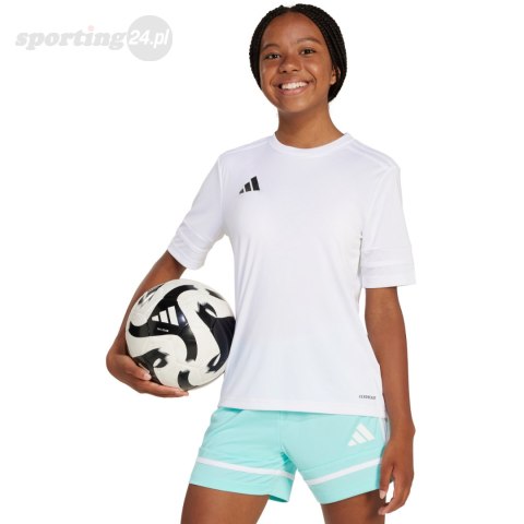 Koszulka dla dzieci adidas Squadra 25 biała JJ0058 Adidas teamwear Koszulka dla dzieci adidas Squadra 25 biała JJ0058 Adidas teamwear