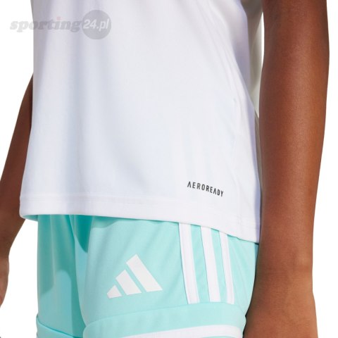Koszulka dla dzieci adidas Squadra 25 biała JJ0058 Adidas teamwear Koszulka dla dzieci adidas Squadra 25 biała JJ0058 Adidas teamwear