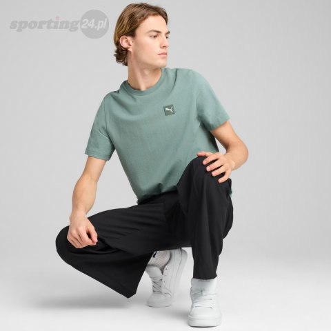 Koszulka męska Puma Ess Elevated Tee zielona 684726 30 Puma Koszulka męska Puma Ess Elevated Tee zielona 684726 30 Puma