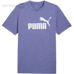 Koszulka męska Puma Ess No.1 Logo Heathear Tee fioletowa 682551 46 Puma