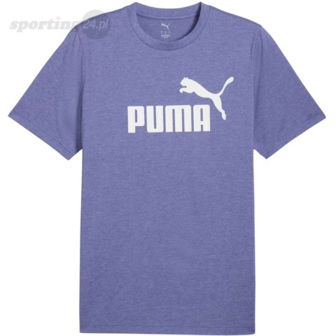 Koszulka męska Puma Ess No.1 Logo Heathear Tee fioletowa 682551 46 Puma Koszulka męska Puma Ess No.1 Logo Heathear Tee fioletowa 682551 46 Puma