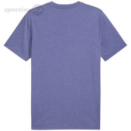 Koszulka męska Puma Ess No.1 Logo Heathear Tee fioletowa 682551 46 Puma