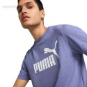 Koszulka męska Puma Ess No.1 Logo Heathear Tee fioletowa 682551 46 Puma