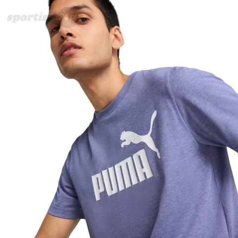 Koszulka męska Puma Ess No.1 Logo Heathear Tee fioletowa 682551 46 Puma Koszulka męska Puma Ess No.1 Logo Heathear Tee fioletowa 682551 46 Puma