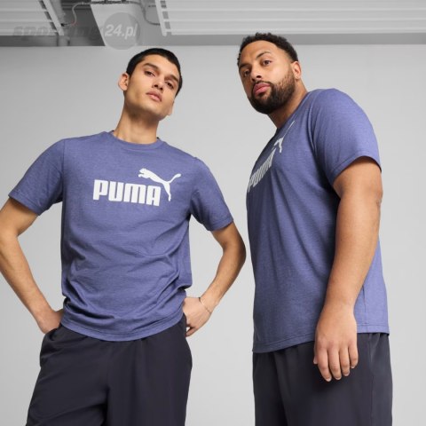 Koszulka męska Puma Ess No.1 Logo Heathear Tee fioletowa 682551 46 Puma Koszulka męska Puma Ess No.1 Logo Heathear Tee fioletowa 682551 46 Puma