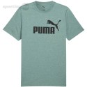Koszulka męska Puma Ess No.1 Logo Heathear Tee zielona 682551 30 Puma
