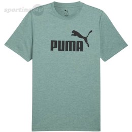 Koszulka męska Puma Ess No.1 Logo Heathear Tee zielona 682551 30 Puma