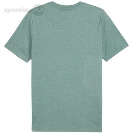 Koszulka męska Puma Ess No.1 Logo Heathear Tee zielona 682551 30 Puma