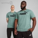 Koszulka męska Puma Ess No.1 Logo Heathear Tee zielona 682551 30 Puma