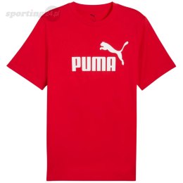 Koszulka męska Puma Ess No.1 Logo Tee czerwona 682532 11 Puma