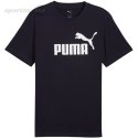 Koszulka męska Puma Ess No.1 Logo Tee granatowa 682532 16 Puma