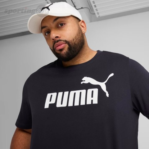 Koszulka męska Puma Ess No.1 Logo Tee granatowa 682532 16 Puma Koszulka męska Puma Ess No.1 Logo Tee granatowa 682532 16 Puma