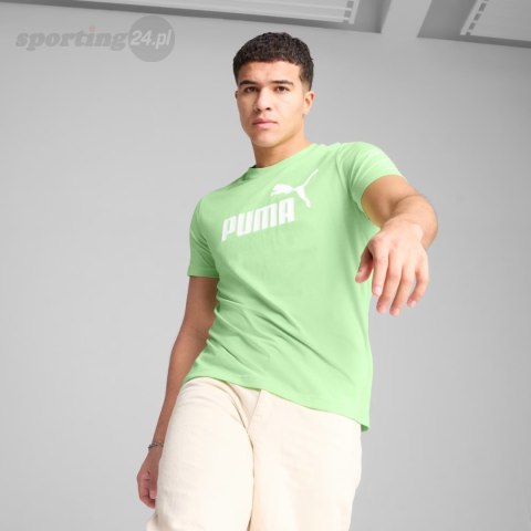Koszulka męska Puma Ess No.1 Logo Tee (s) zielona 682533 49 Puma Koszulka męska Puma Ess No.1 Logo Tee (s) zielona 682533 49 Puma