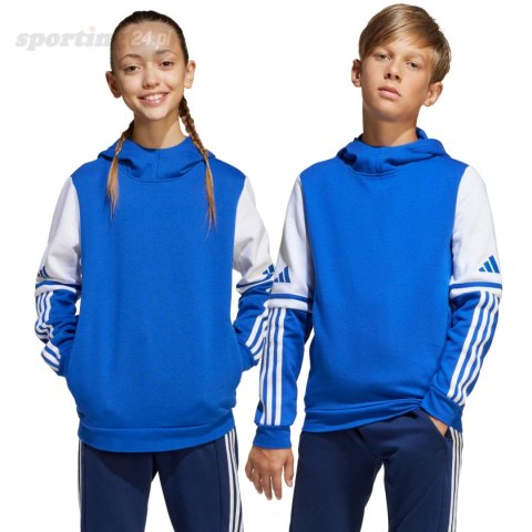 Bluza dla dzieci adidas Squadra 25 Sweat Hoody niebieska JD4806 Adidas teamwear Bluza dla dzieci adidas Squadra 25 Sweat Hoody niebieska JD4806 Adidas teamwear
