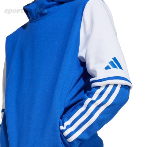 Bluza dla dzieci adidas Squadra 25 Sweat Hoody niebieska JD4806 Adidas teamwear Bluza dla dzieci adidas Squadra 25 Sweat Hoody niebieska JD4806 Adidas teamwear