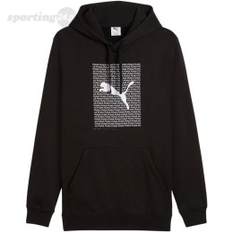 Bluza męska Puma Ess Logo Lab Hoodie FL czarna 684669 01 Puma