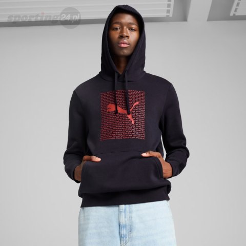 Bluza męska Puma Ess Logo Lab Hoodie FL granatowa 684669 16 Puma Bluza męska Puma Ess Logo Lab Hoodie FL granatowa 684669 16 Puma