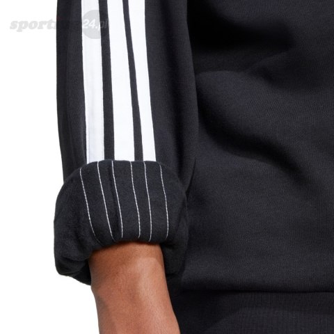 Bluza męska adidas Essentials 3-Stripes Fleece czarna JE6304 Adidas Bluza męska adidas Essentials 3-Stripes Fleece czarna JE6304 Adidas