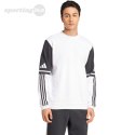 Bluza męska adidas Squadra 25 Sweat Crew biało-czarna JD2959 Adidas teamwear