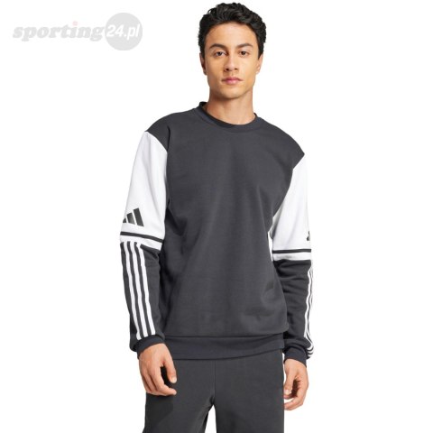 Bluza męska adidas Squadra 25 Sweat Crew czarna JE2780 Adidas teamwear Bluza męska adidas Squadra 25 Sweat Crew czarna JE2780 Adidas teamwear