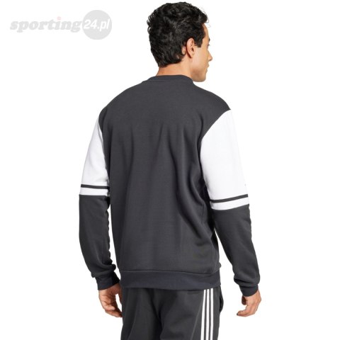 Bluza męska adidas Squadra 25 Sweat Crew czarna JE2780 Adidas teamwear Bluza męska adidas Squadra 25 Sweat Crew czarna JE2780 Adidas teamwear