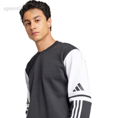 Bluza męska adidas Squadra 25 Sweat Crew czarna JE2780 Adidas teamwear Bluza męska adidas Squadra 25 Sweat Crew czarna JE2780 Adidas teamwear