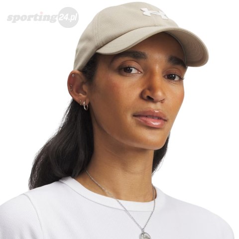 Czapka z daszkiem damska Under Armour Blitzing Adj OSFM beżowa 1376705 299 Under Armour Czapka z daszkiem damska Under Armour Blitzing Adj OSFM beżowa 1376705 299 Under Armour