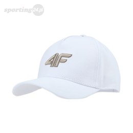 Czapka z daszkiem dla dzieci 4F U388 biała 4FJWSS25ACABU388 10S 4F