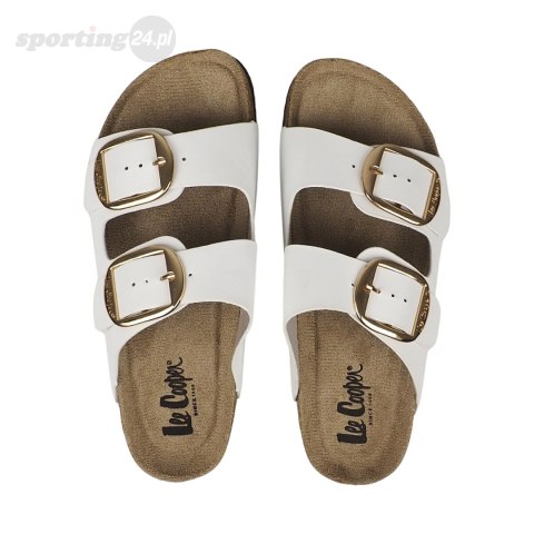 Klapki damskie Lee Cooper białe LCW-25-35-3484LA Lee Cooper Klapki damskie Lee Cooper białe LCW-25-35-3484LA Lee Cooper