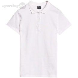 Koszulka damska polo 4F F365 biała 4FWMM00TPTSF365 10S 4F