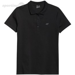 Koszulka damska polo 4F F365 głęboka czerń 4FWMM00TPTSF365 20S 4F