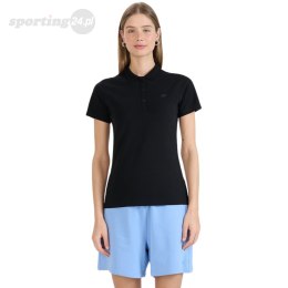 Koszulka damska polo 4F F514 głęboka czerń 4FWMM00TPTSF514 20S 4F