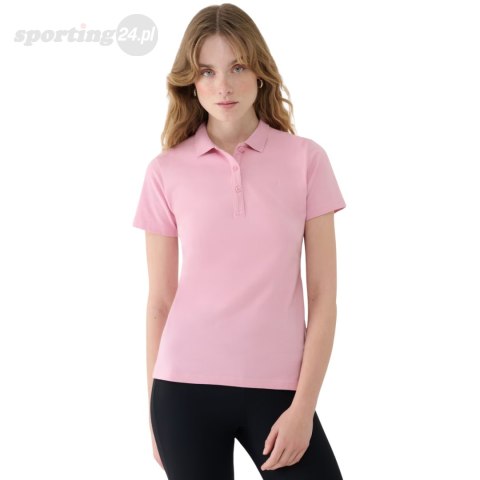 Koszulka damska polo 4F F514 jasny róż 4FWMM00TPTSF514 56S 4F Koszulka damska polo 4F F514 jasny róż 4FWMM00TPTSF514 56S 4F