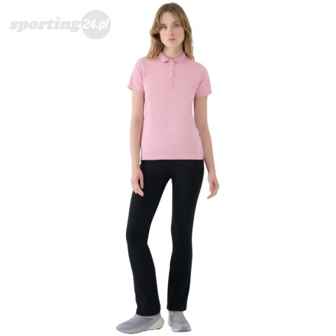 Koszulka damska polo 4F F514 jasny róż 4FWMM00TPTSF514 56S 4F Koszulka damska polo 4F F514 jasny róż 4FWMM00TPTSF514 56S 4F