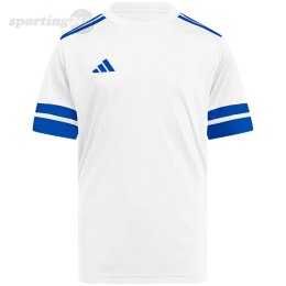 Koszulka dla dzieci adidas Squadra 25 biało-niebieska JJ0060 Adidas teamwear