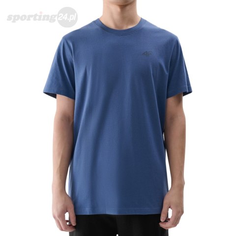 Koszulka męska 4F M2256 denim 4FWMM00TTSHM2256 32S 4F Koszulka męska 4F M2256 denim 4FWMM00TTSHM2256 32S 4F
