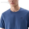 Koszulka męska 4F M2256 denim 4FWMM00TTSHM2256 32S 4F