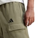 Spodenki męskie adidas Essentials Feel Cozy French Terry Cargo zielone JE6292 Adidas