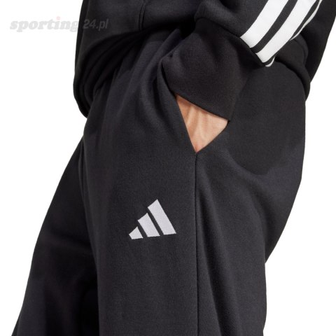 Spodnie męskie adidas Essentials Feel Cozy French Terry czarne JE3854 Adidas Spodnie męskie adidas Essentials Feel Cozy French Terry czarne JE3854 Adidas