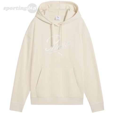 Bluza damska Puma Ess Script Comfort Hoodie kremowa 684983 87 Puma Bluza damska Puma Ess Script Comfort Hoodie kremowa 684983 87 Puma
