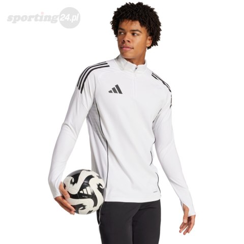 Bluza męska adidas Tiro 25 Competition Training Top biała JJ1516 Adidas teamwear Bluza męska adidas Tiro 25 Competition Training Top biała JJ1516 Adidas teamwear